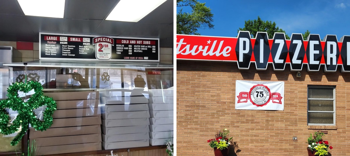 Pottsville Pizzeria Menu